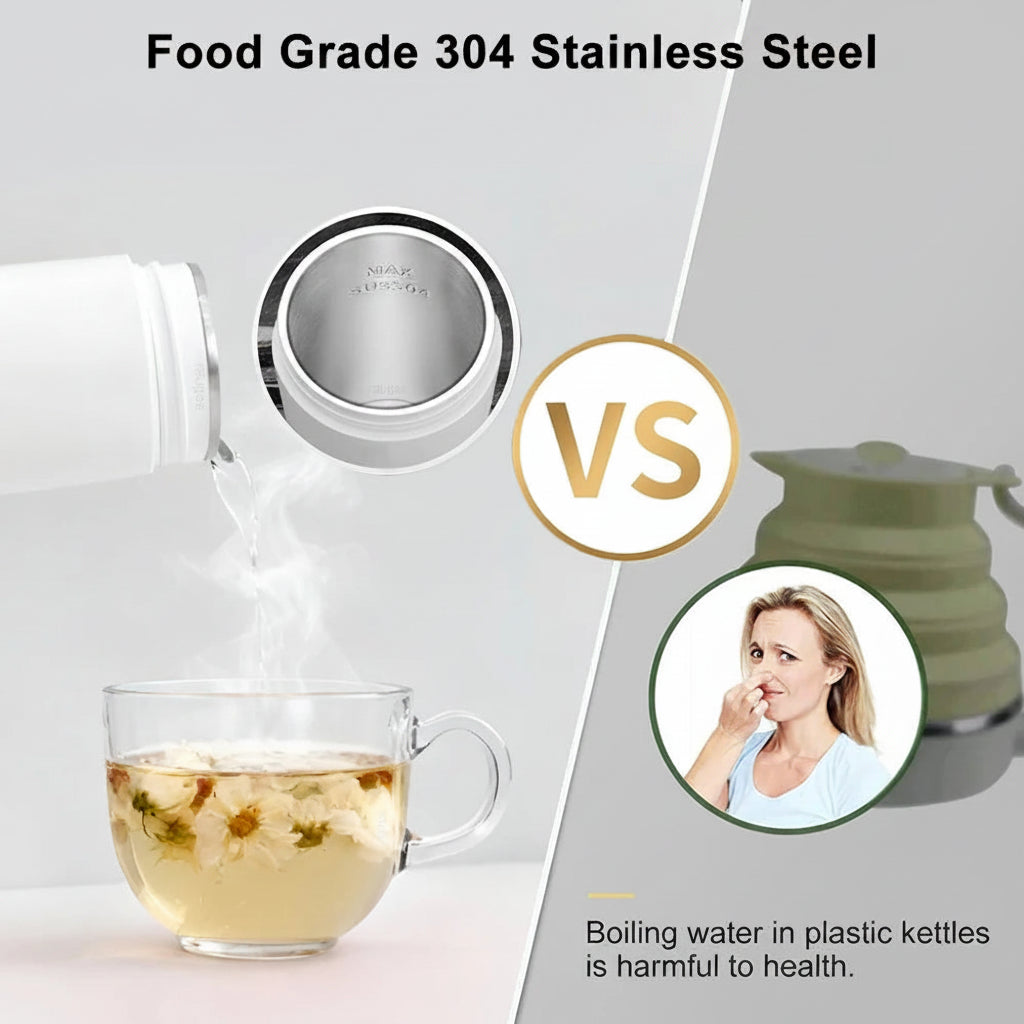 Electric Stainless Steel Travel Kettle
