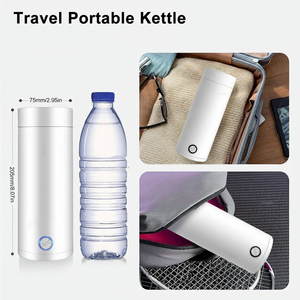Electric Stainless Steel Travel Kettle