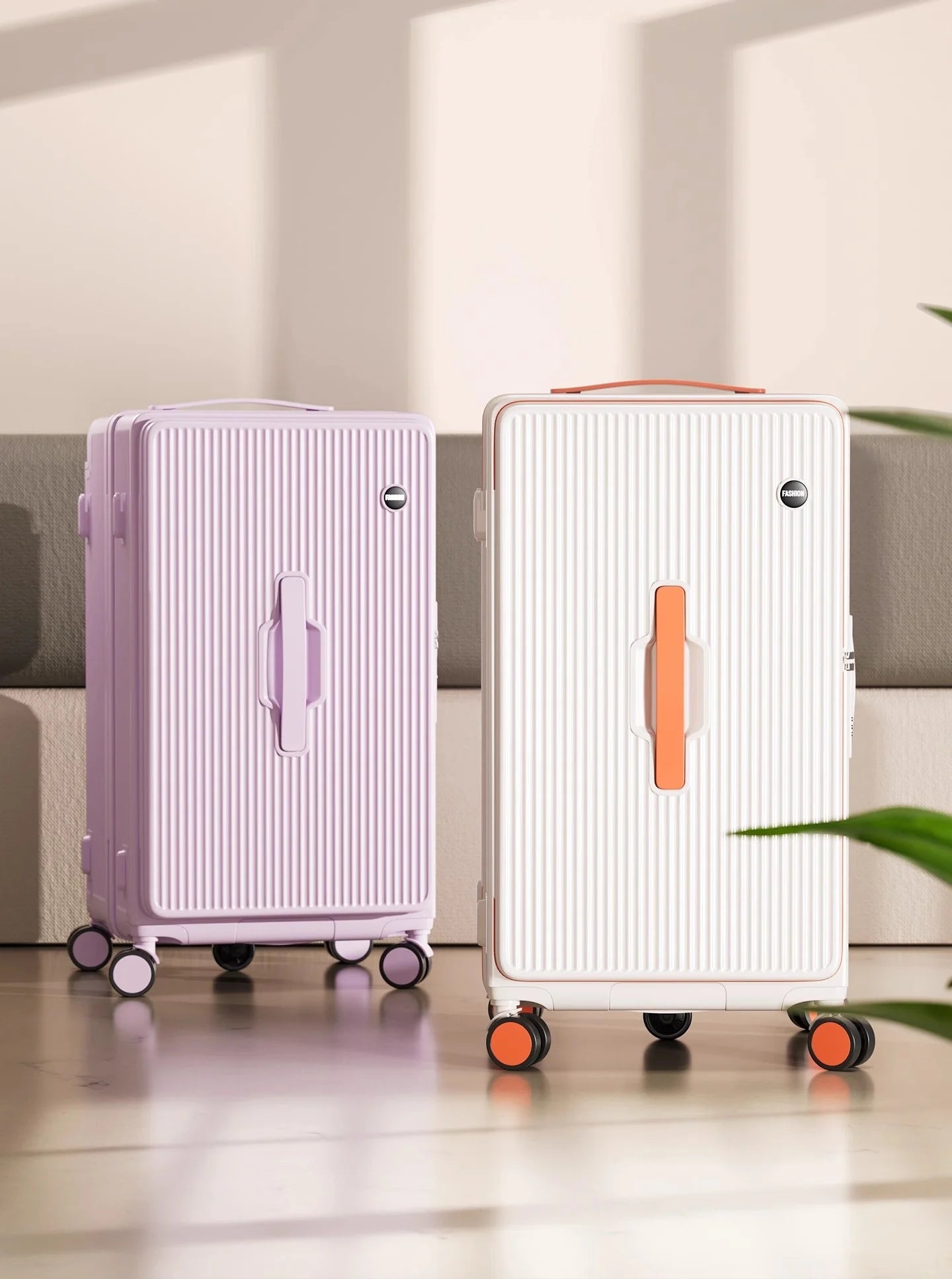 USB Charging Side Opening Suitcase