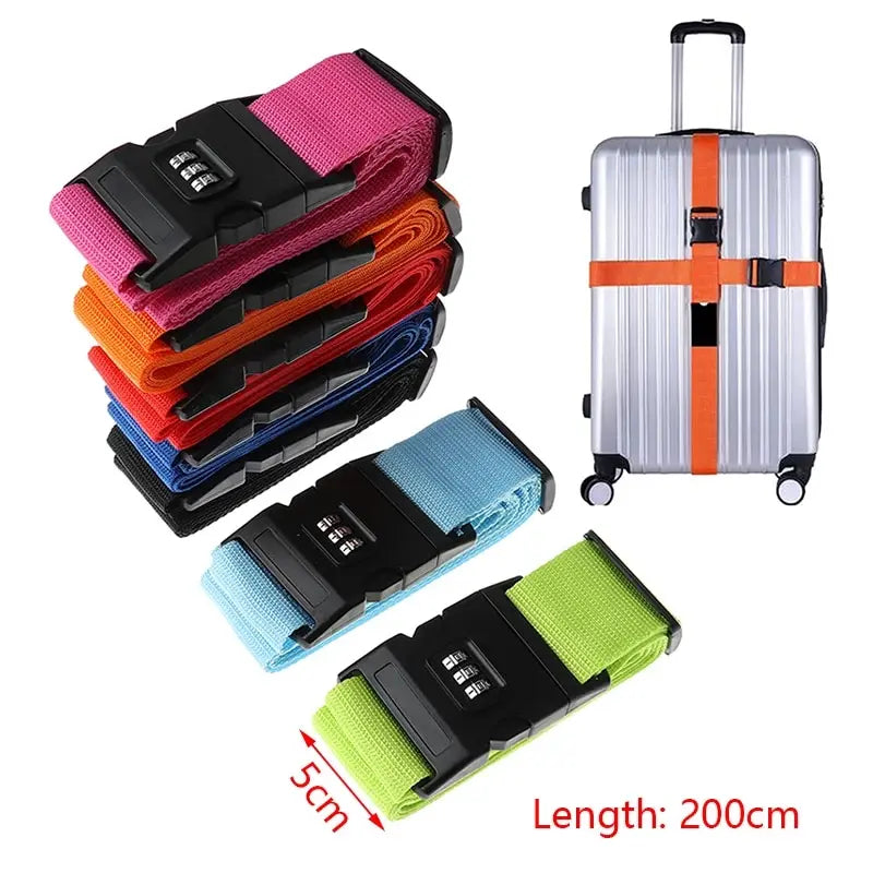Luggage Strap with Password Lock
