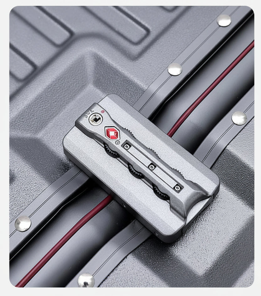 Aluminium Trolley Case With USB Charging Port