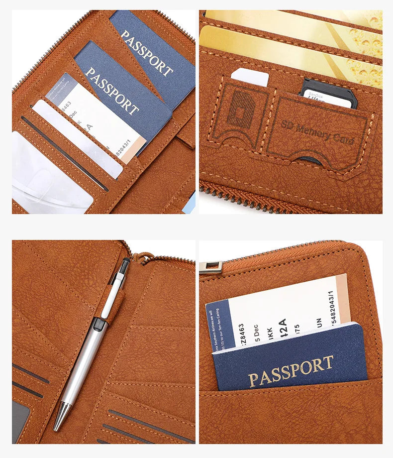 RFID Blocking Passport Wallet
