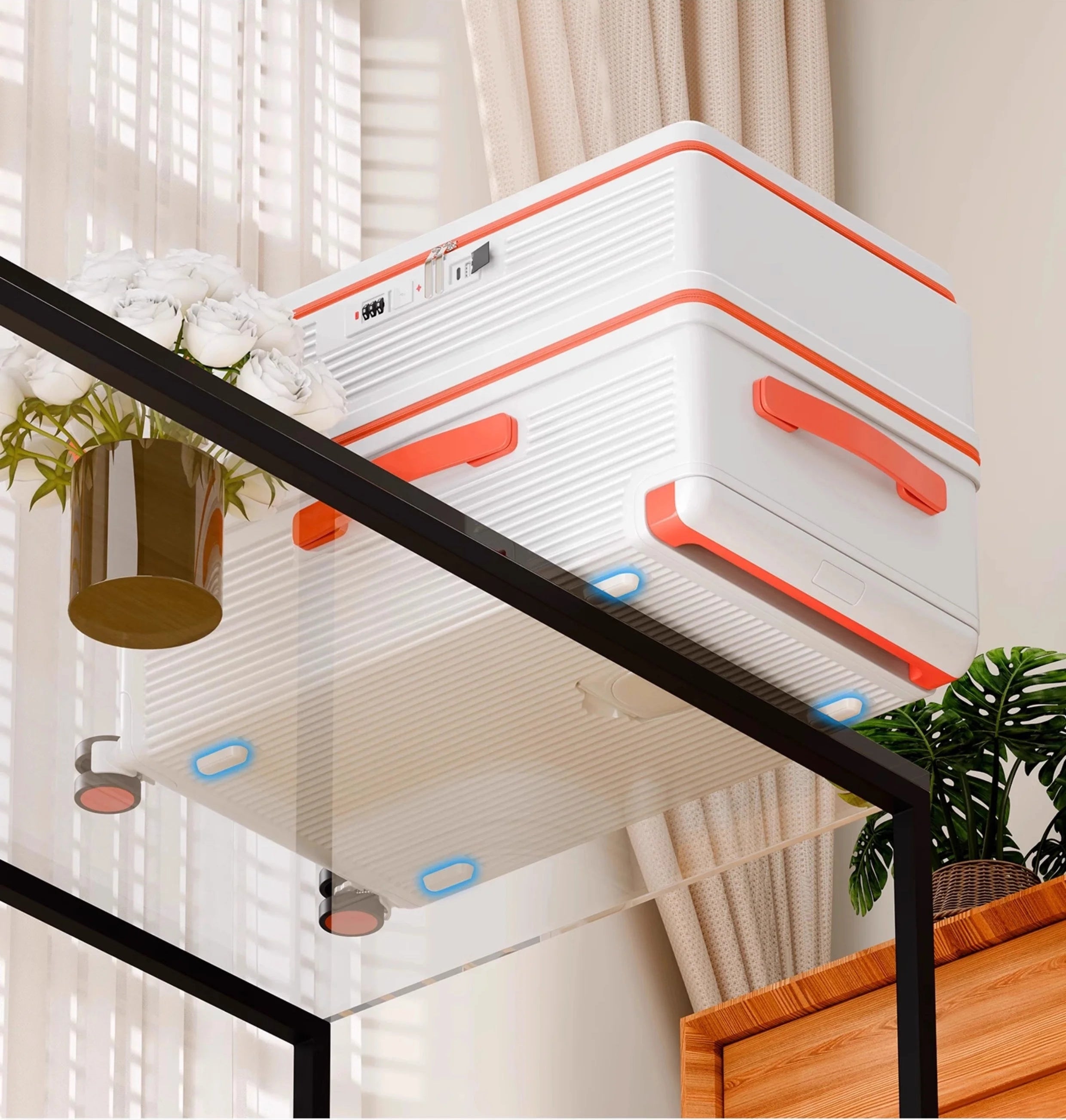 USB Charging Side Opening Suitcase