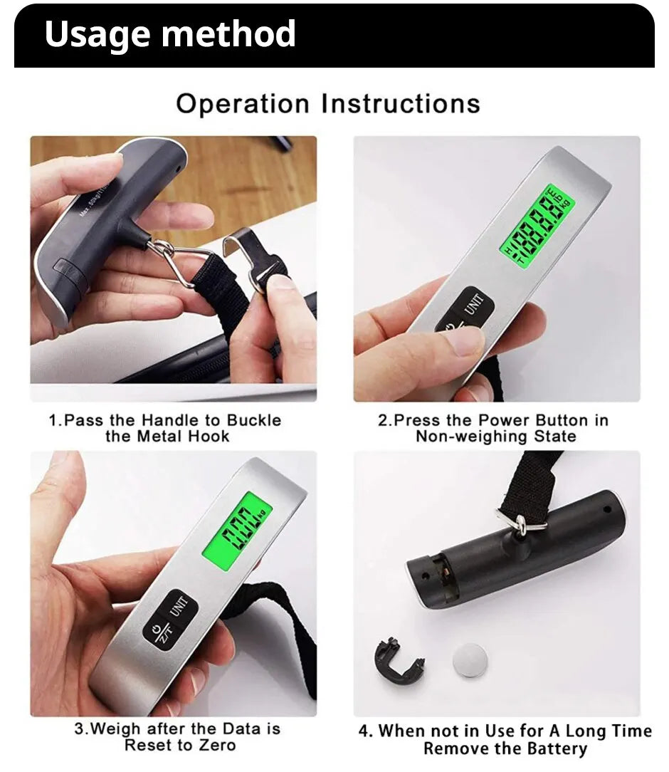 Digital Scales with LCD Display (1 or 2 pack)