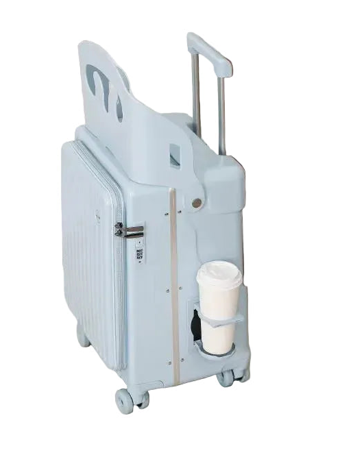20" Carry-On Suitcase with Fold Away Chair