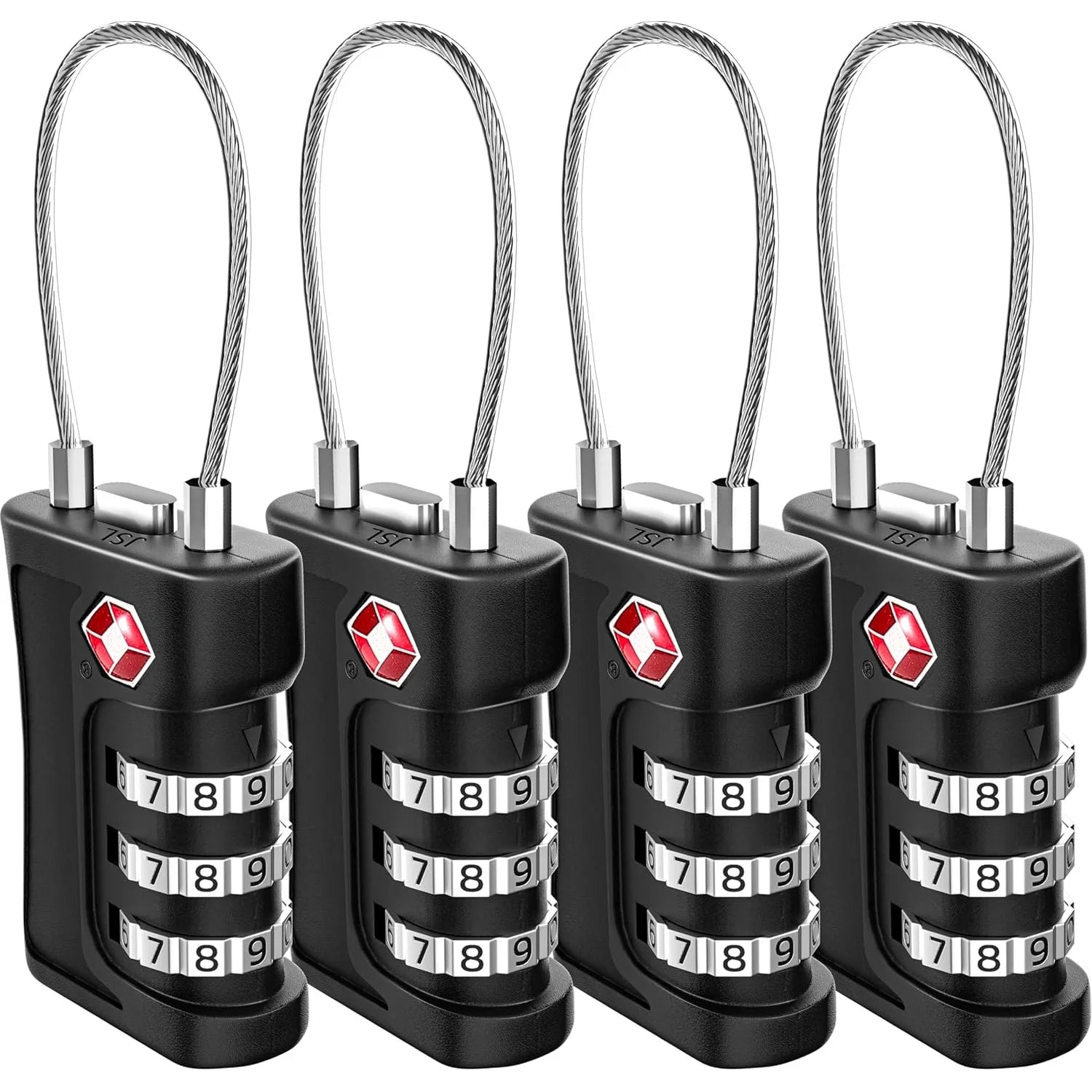 TSA Approved Combination Lock (2 or 4 pack)