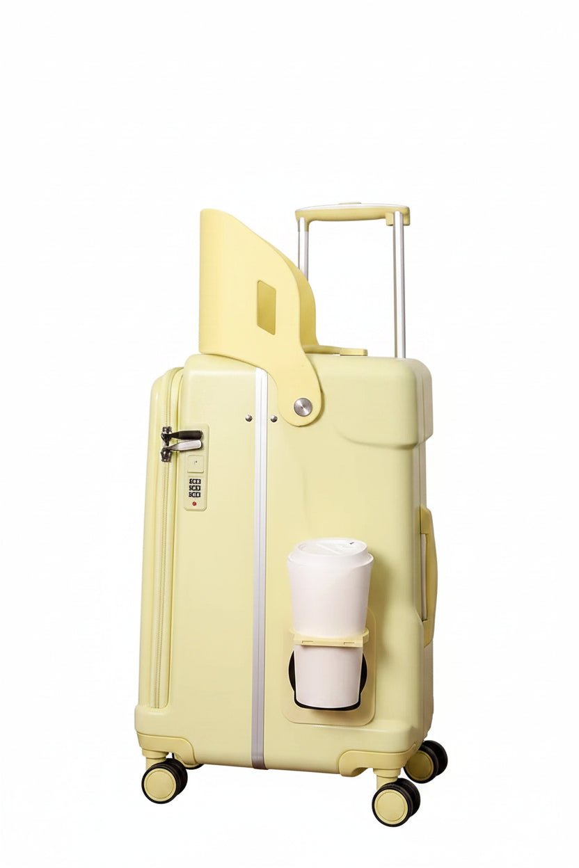 20" Carry-On Suitcase with Fold Away Chair
