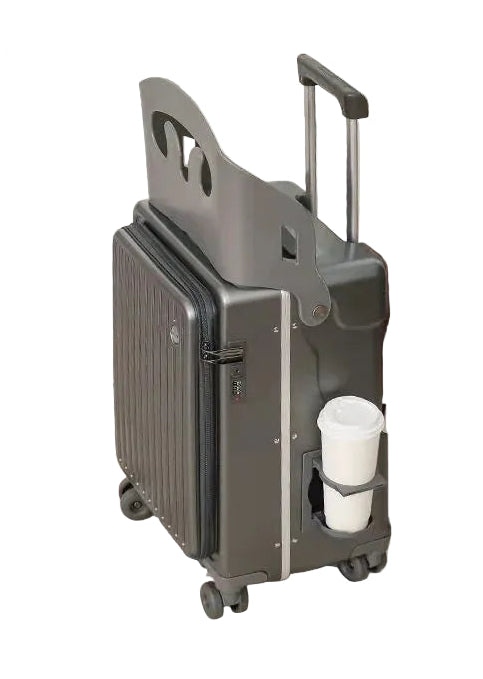 20" Carry-On Suitcase with Fold Away Chair