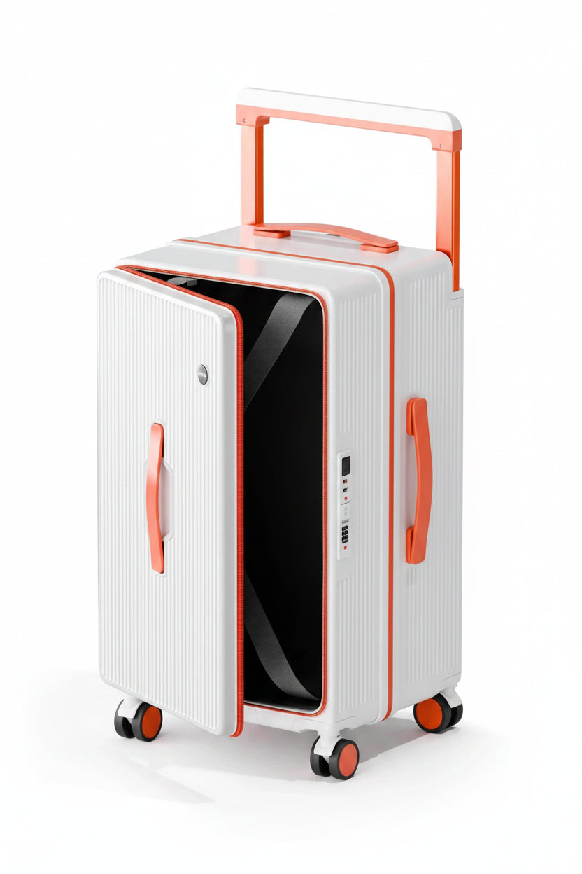 USB Charging Side Opening Suitcase