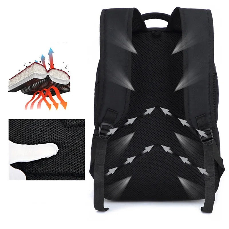 USB charging anti-theft Waterproof Laptop backpack