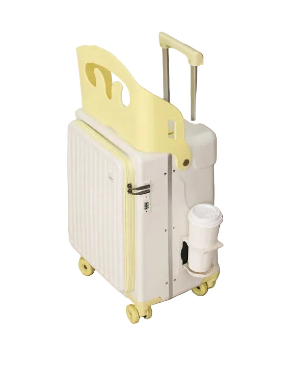 20" Carry-On Suitcase with Fold Away Chair