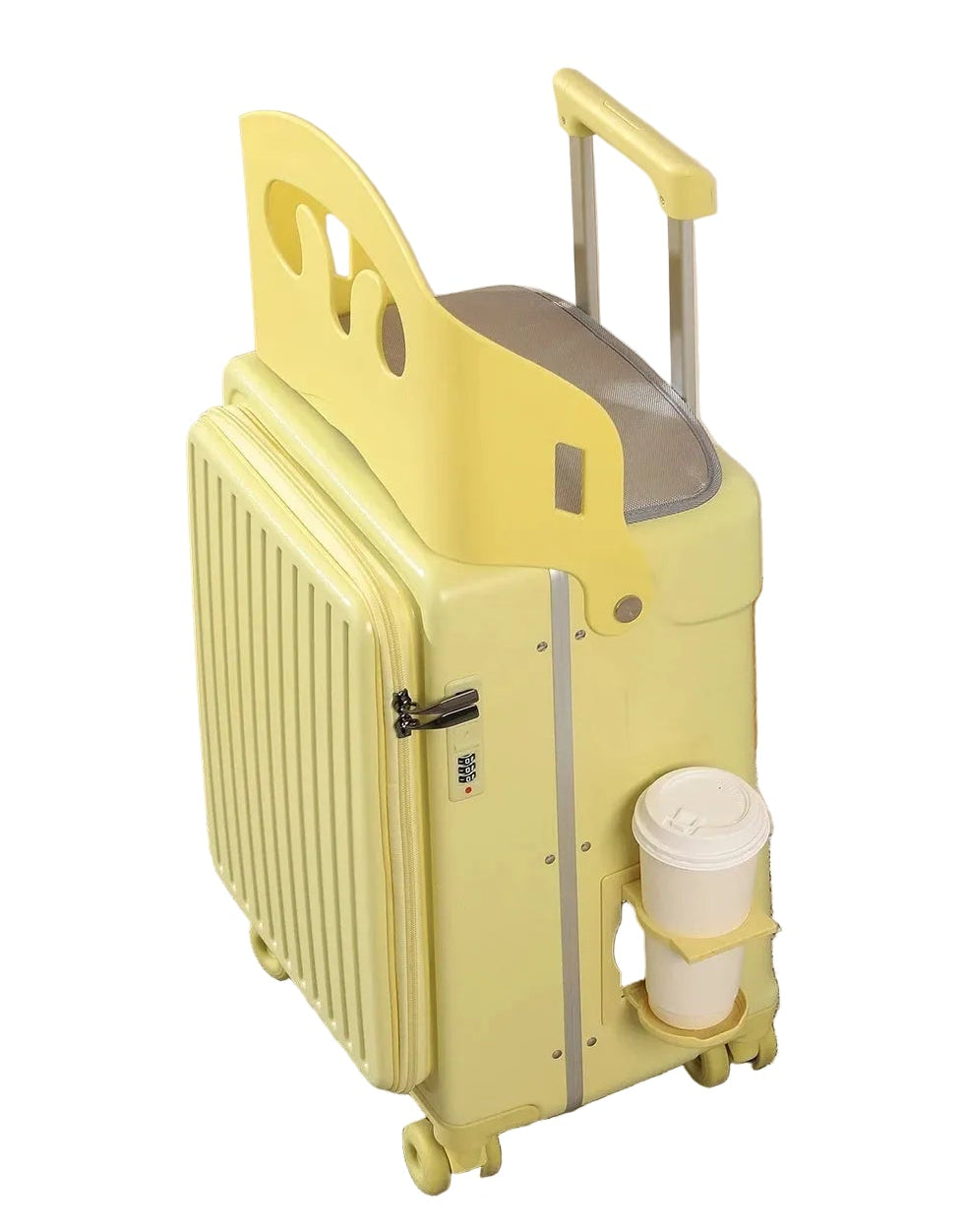 20" Carry-On Suitcase with Fold Away Chair