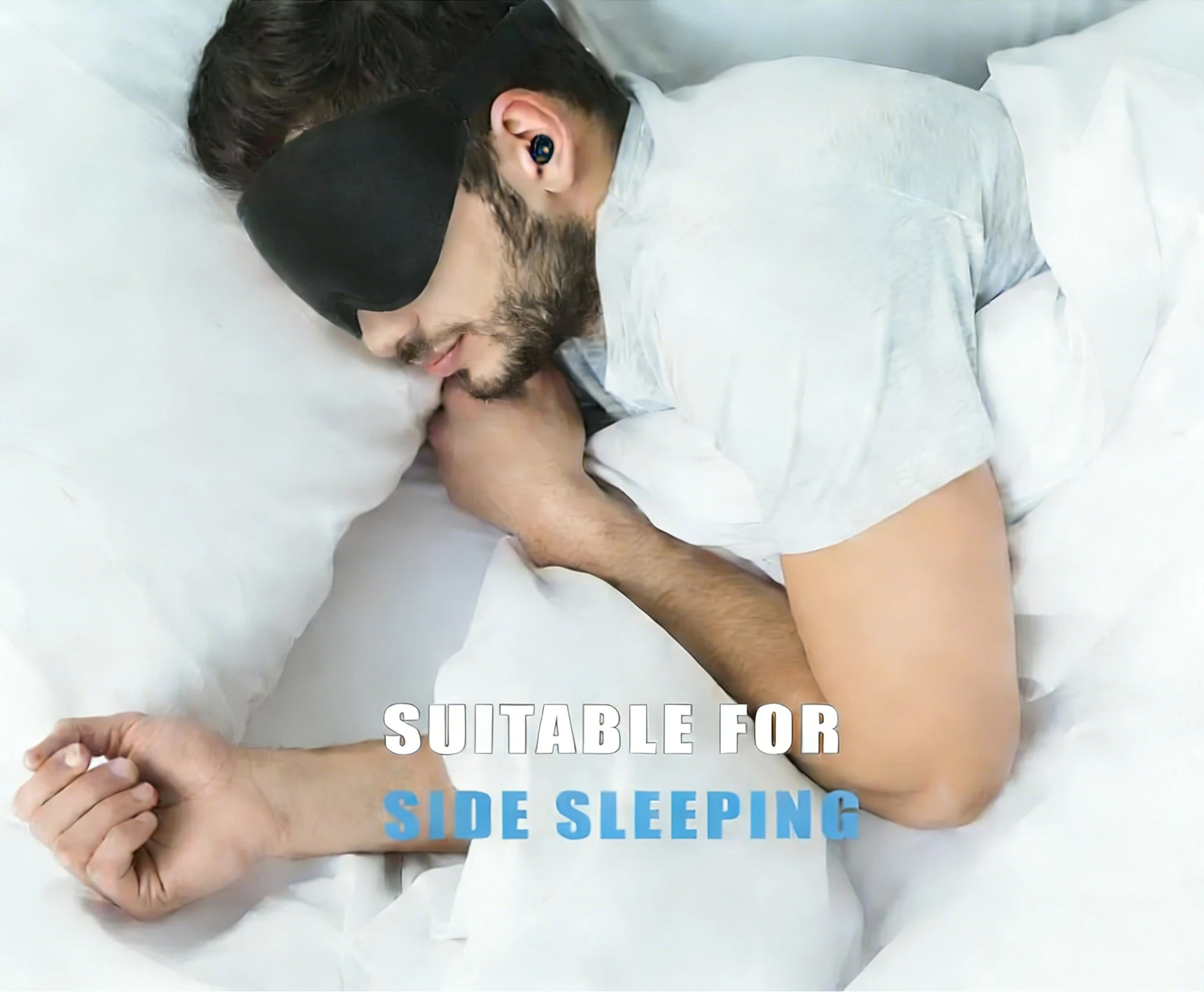 Black Out Eye Mask + Noise Cancelling Earplugs