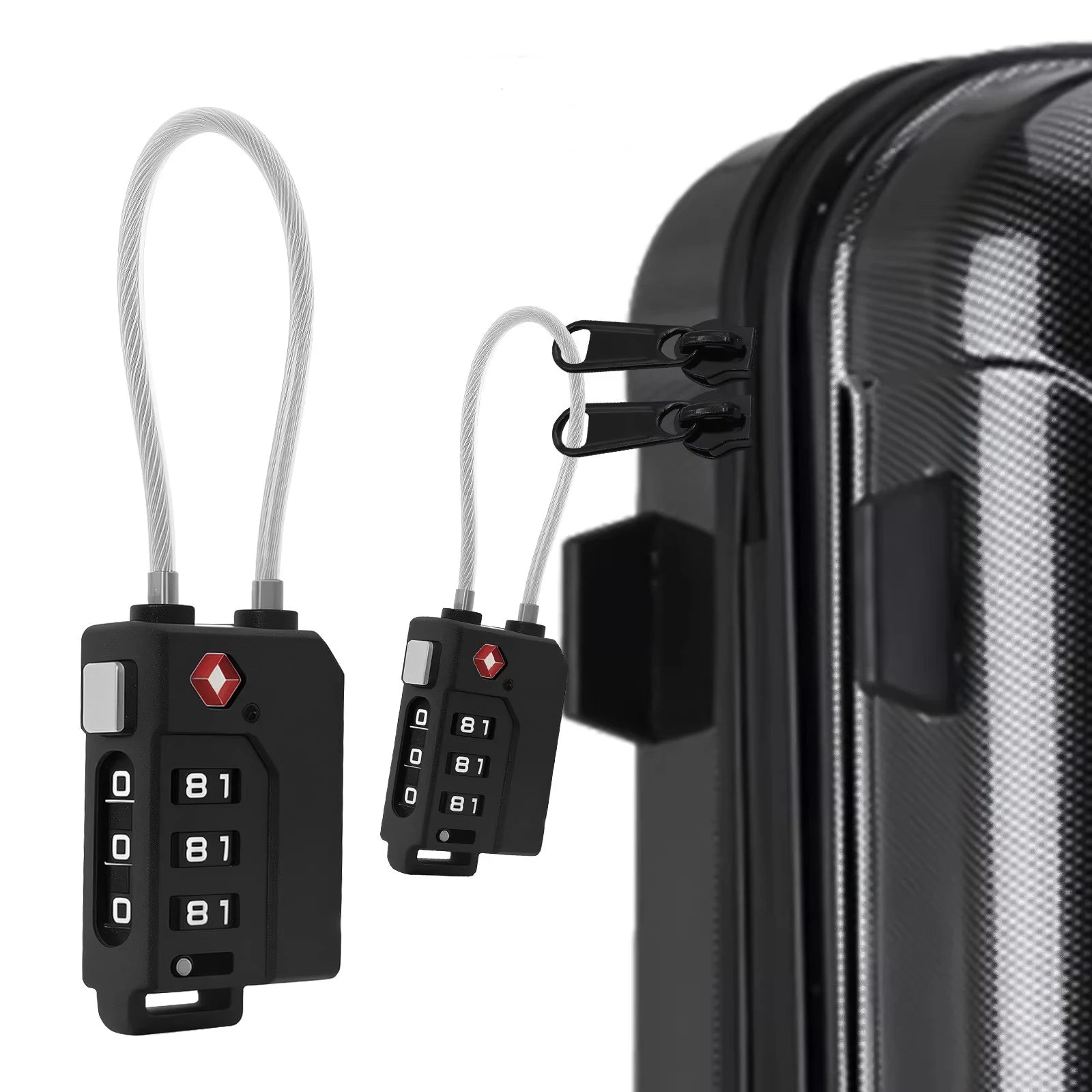 TSA Approved Combination Lock (2 or 4 pack)