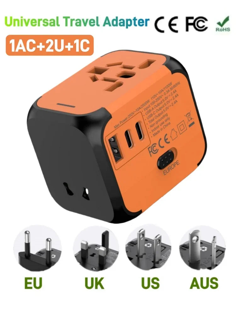 Universal Multi Socket Travel Adapter