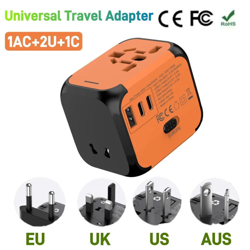 Universal Multi Socket Travel Adapter