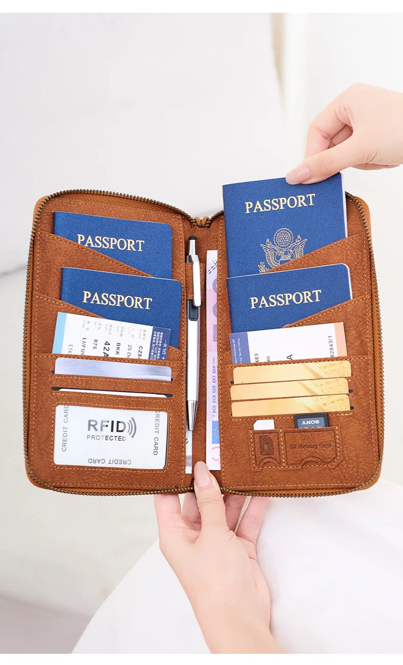RFID Blocking Passport Wallet