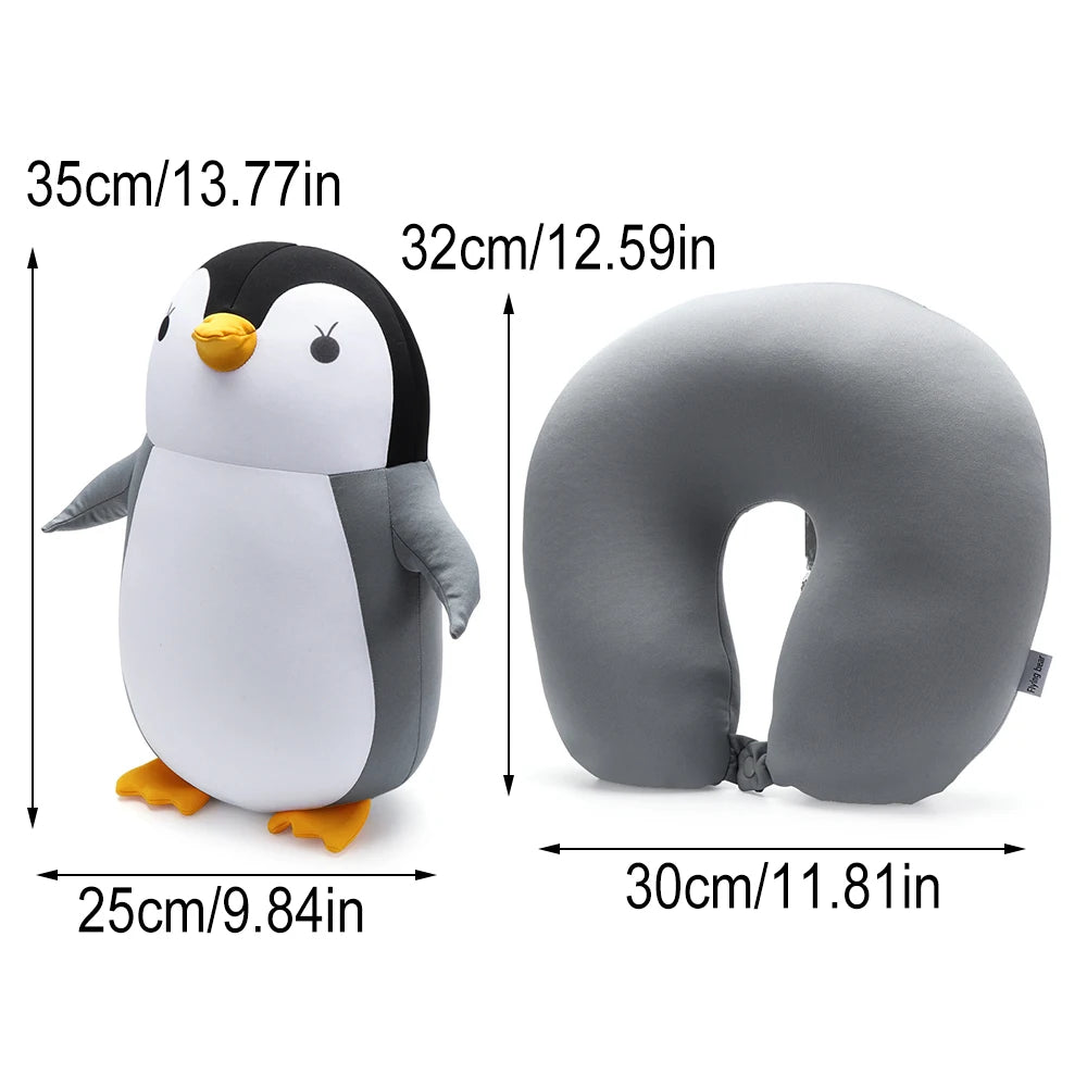Children's Fluffy Animal Travel Pillows