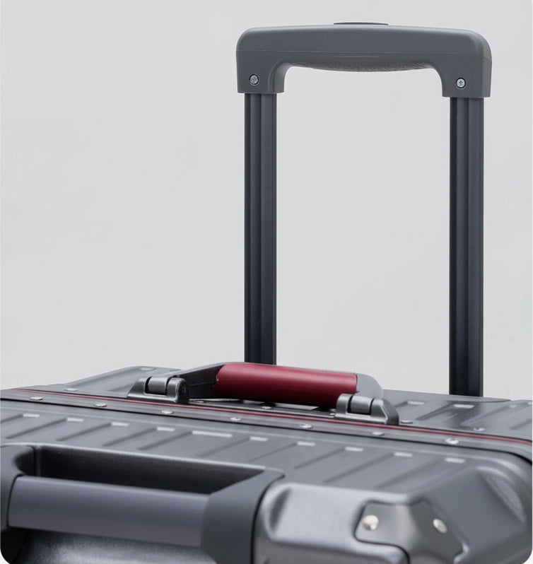 Aluminium Trolley Case With USB Charging Port