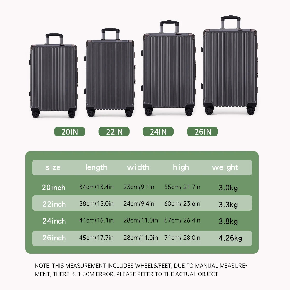 Aluminium Suitcase with USB Socket