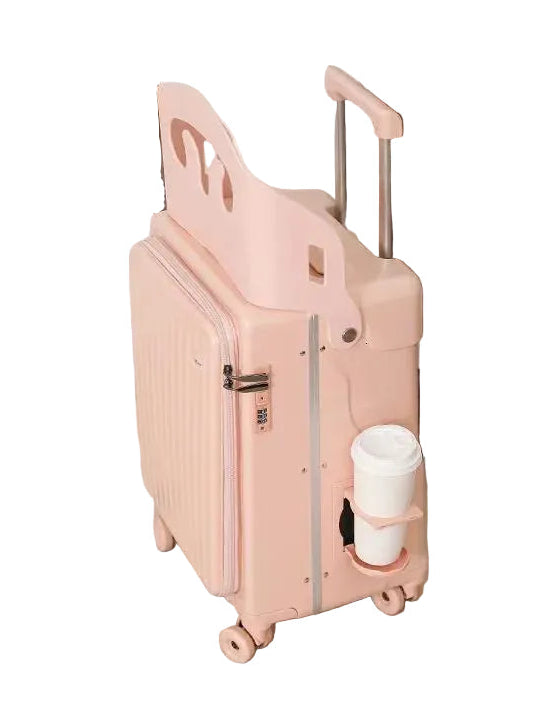 20" Carry-On Suitcase with Fold Away Chair