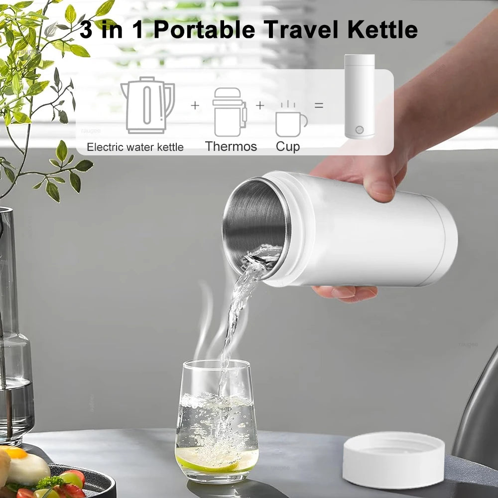 Electric Stainless Steel Travel Kettle
