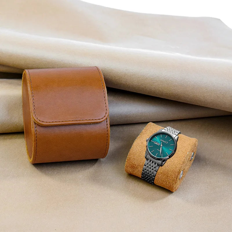 Leather Travel Watch Roll (single, double and triple)